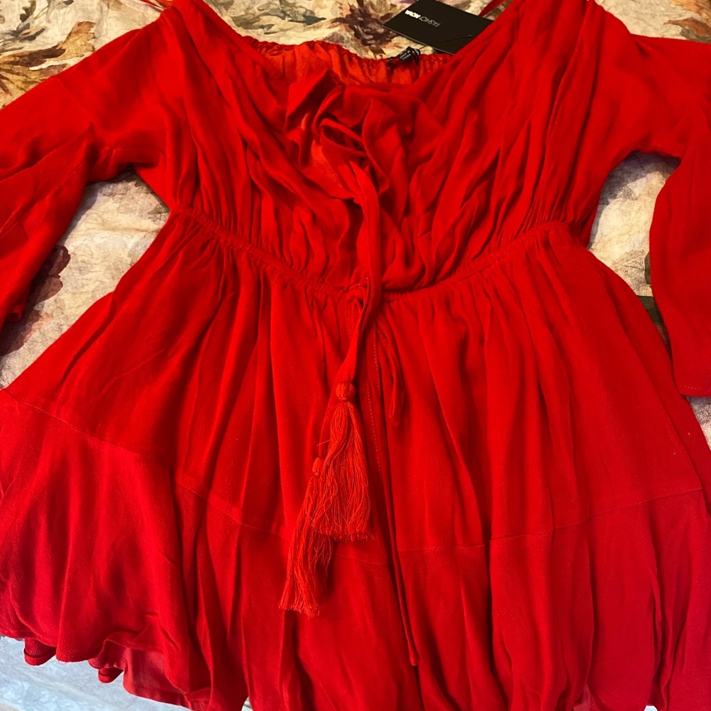 NWT Camellia off shoulder romper